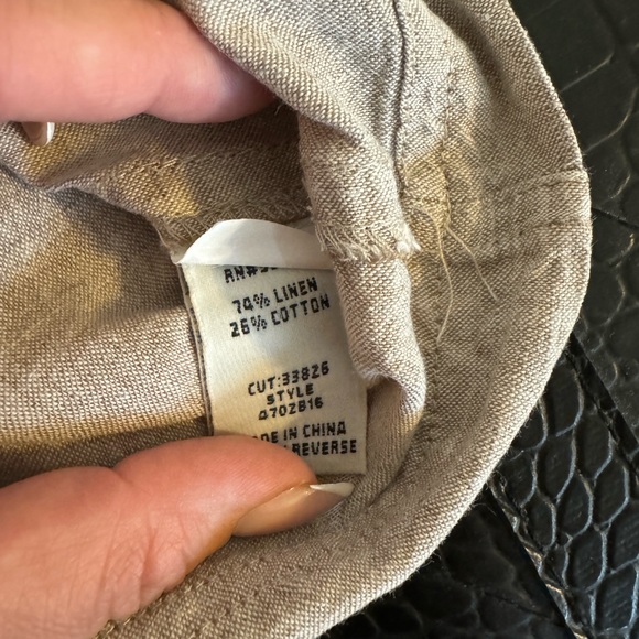 Linen Mini Skirt - Picture 6 of 7